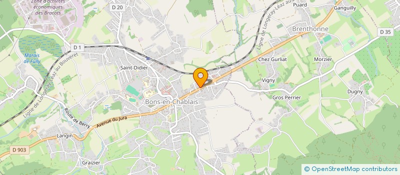 localisation de l'entreprise MONSIEUR SEAN LUNEL  BONS-EN-CHABLAIS