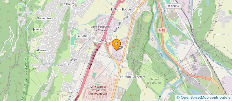 localisation de l'entreprise MONSIEUR SEAN MODESTE  VARCES-ALLIERES-ET-RISSET