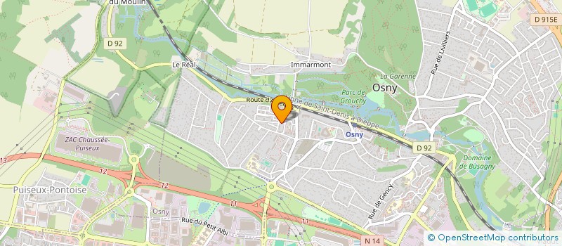 localisation de l'entreprise MONSIEUR SEAN OMBAGHO MAGAYA  OSNY