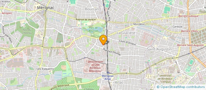 localisation de l'entreprise MONSIEUR SEAN PEARS  MERIGNAC