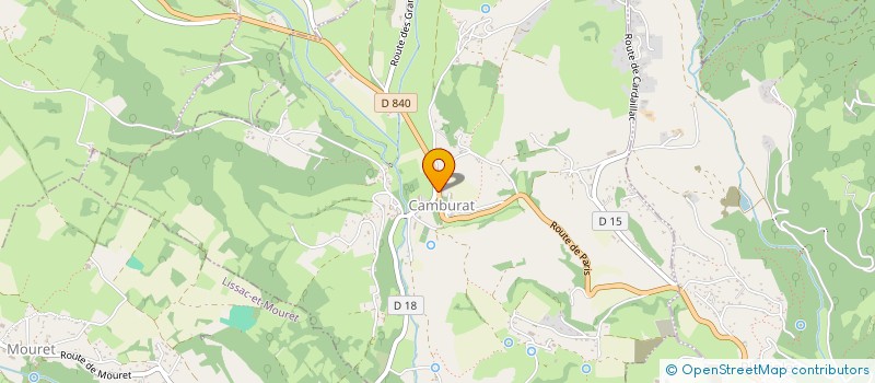 localisation de l'entreprise MONSIEUR SEAN REIDY  CAMBURAT