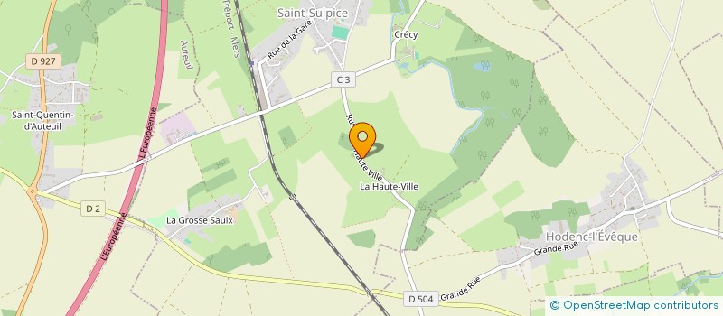 localisation de l'entreprise MONSIEUR SEAN RUOTTE  SAINT-SULPICE