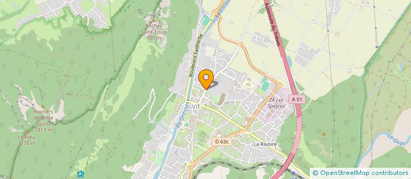 localisation de l'entreprise MONSIEUR SEAN SEIGLER à VIF