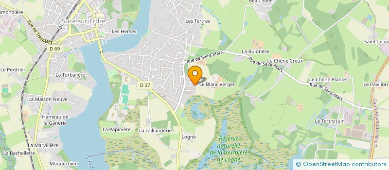 localisation de l'entreprise MONSIEUR SEAN SPIRI GRANT  SUCE-SUR-ERDRE