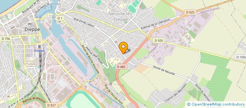 localisation de l'entreprise MONSIEUR SEAN VAIS à DIEPPE