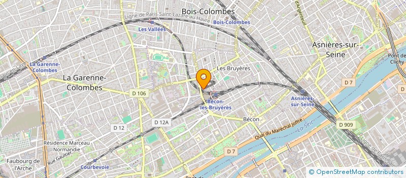 localisation de l'entreprise MONSIEUR SEANG KHA à COURBEVOIE