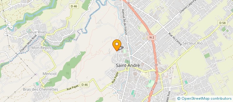 localisation de l'entreprise MONSIEUR SEANJEEVA NABAHA  SAINT-ANDRE