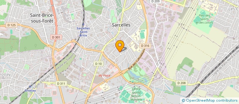 localisation de l'entreprise MONSIEUR SEBASTEIN MERCIER à SARCELLES