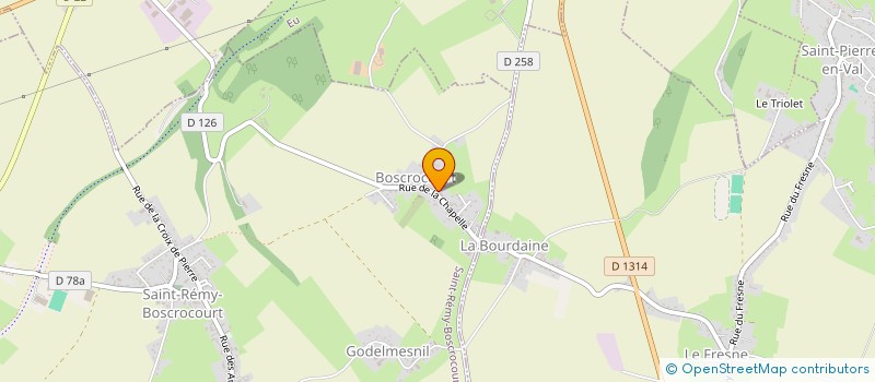 localisation de l'entreprise MONSIEUR SEBASTEN COMTESSE  SAINT-REMY-BOSCROCOURT