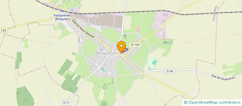 localisation de l'entreprise MONSIEUR SEBASTIAN BARBIER  FEUQUIERES