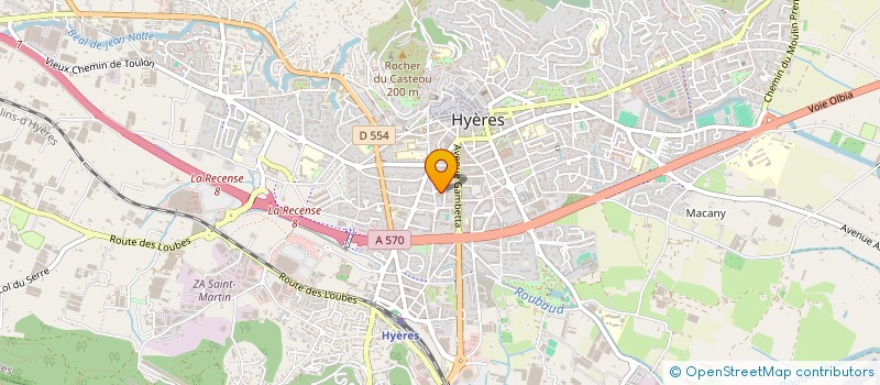 localisation de l'entreprise MONSIEUR SEBASTIAN CABALLERO  HYERES