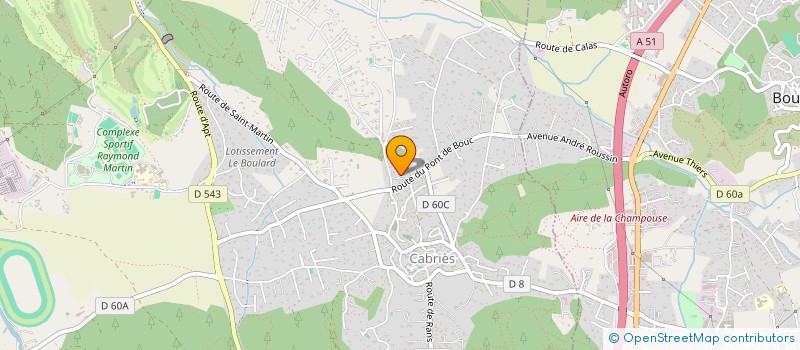 localisation de l'entreprise MONSIEUR SEBASTIAN CAMPIN  CABRIES