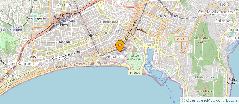 localisation de l'entreprise MONSIEUR SEBASTIAN CONNELL à NICE