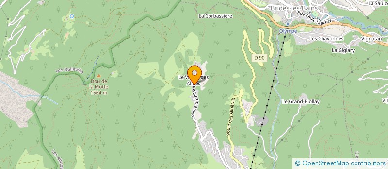 localisation de l'entreprise MONSIEUR SEBASTIAN DONOGHUE  LES ALLUES