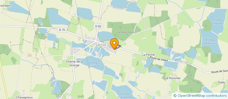 localisation de l'entreprise MONSIEUR SEBASTIAN DUPUIS  SAINTE-OLIVE