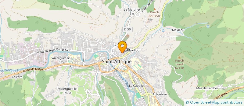 localisation de l'entreprise MONSIEUR SEBASTIAN HIRST à SAINT-AFFRIQUE