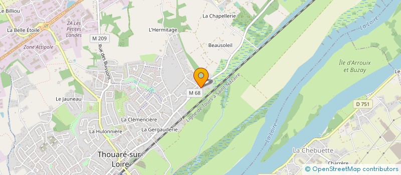 localisation de l'entreprise MONSIEUR SEBASTIAN HORVAT à THOUARE-SUR-LOIRE