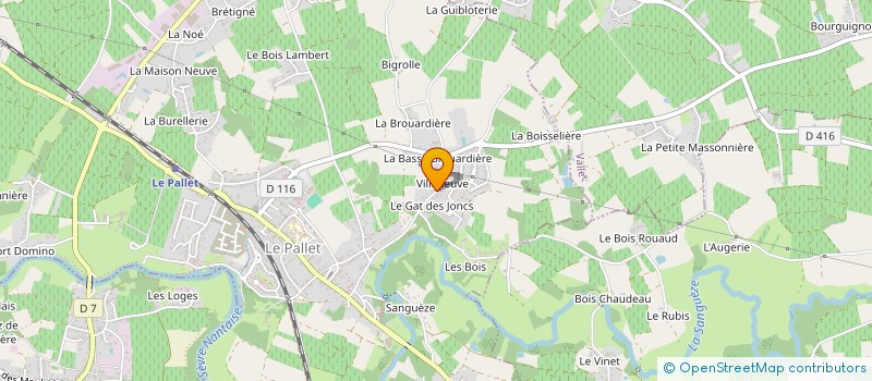 localisation de l'entreprise MONSIEUR SEBASTIAN LANG  LE PALLET