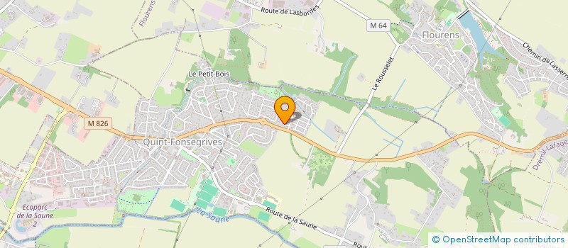 localisation de l'entreprise MONSIEUR SEBASTIAN LANGLOIS  QUINT-FONSEGRIVES