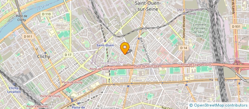 localisation de l'entreprise MONSIEUR SEBASTIAN MALEK à SAINT-OUEN-SUR-SEINE