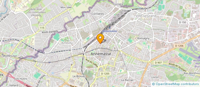 localisation de l'entreprise MONSIEUR SEBASTIAN MAROT  ANNEMASSE