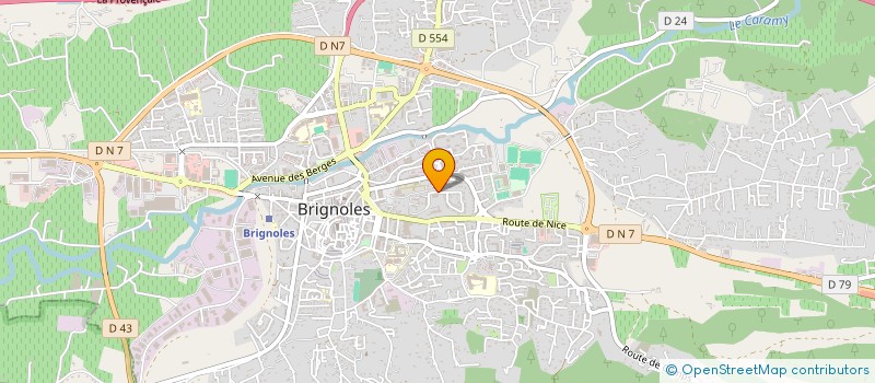 localisation de l'entreprise MONSIEUR SEBASTIAN PETRIC  BRIGNOLES