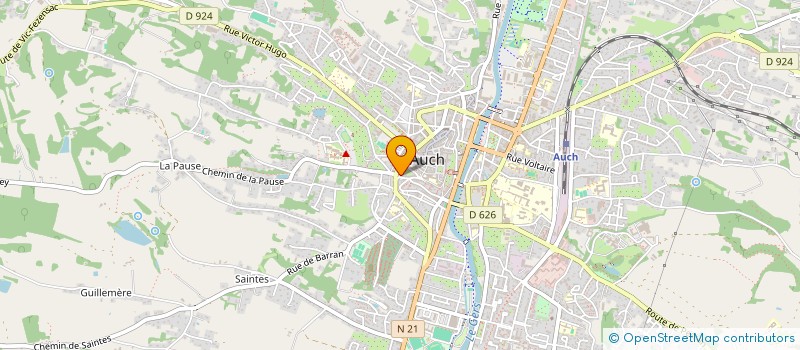 localisation de l'entreprise MONSIEUR SEBASTIAN REALDON à AUCH