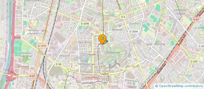 localisation de l'entreprise MONSIEUR SEBASTIAN-ROMI BOGDAN  GRENOBLE