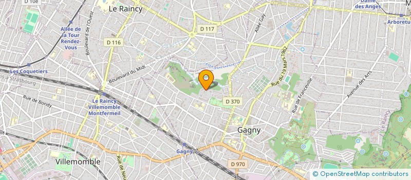 localisation de l'entreprise MONSIEUR SEBASTIAN ROSA PEREZ  GAGNY