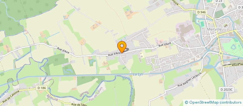 localisation de l'entreprise MONSIEUR SEBASTIAN SANCHEZ CIEZA  MERVILLE