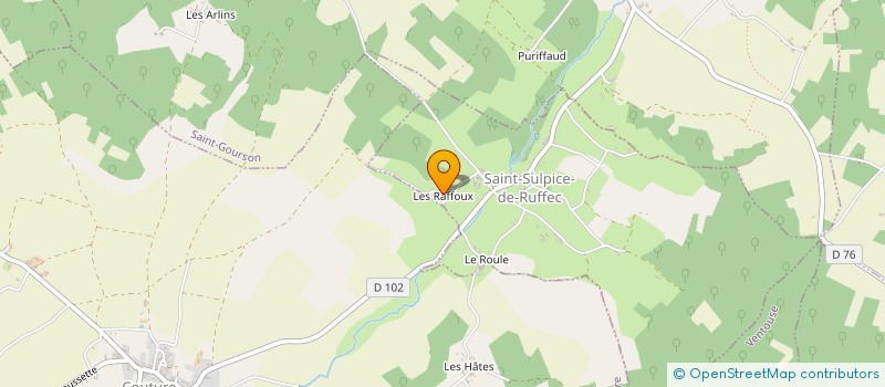 localisation de l'entreprise MONSIEUR SEBASTIAN WALSH à SAINT-SULPICE-DE-RUFFEC