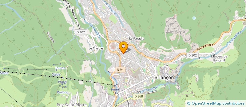 localisation de l'entreprise MONSIEUR SEBASTIANO BRODU à BRIANCON