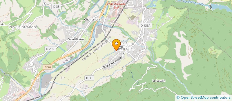 localisation de l'entreprise MONSIEUR SEBASTIANO LOFFREDA  MONTGENEVRE