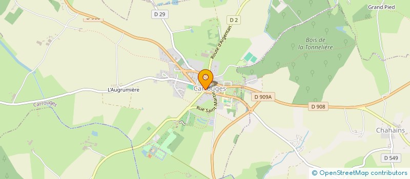 localisation de l'entreprise MONSIEUR SEBASTIANO VINCI à CARROUGES