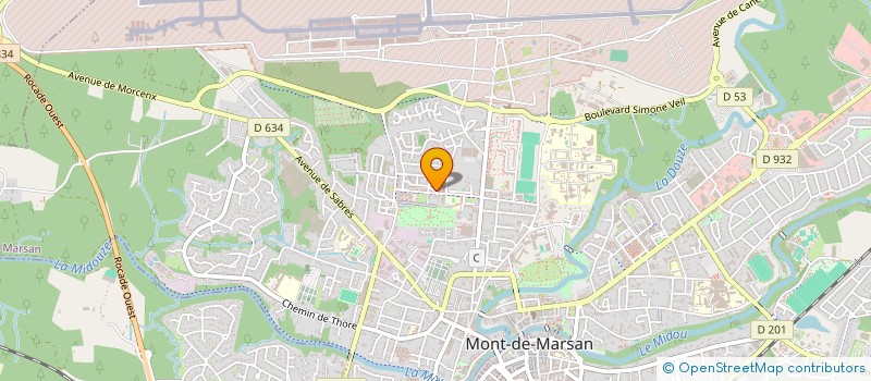 localisation de l'entreprise MONSIEUR SEBASTIAO KINDANDA  MONT-DE-MARSAN