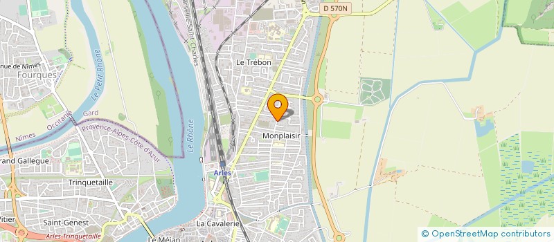 localisation de l'entreprise MONSIEUR SEBASTIEN ABONNEAU  ARLES