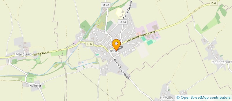 localisation de l'entreprise MONSIEUR SEBASTIEN ABRASSART  ROISEL