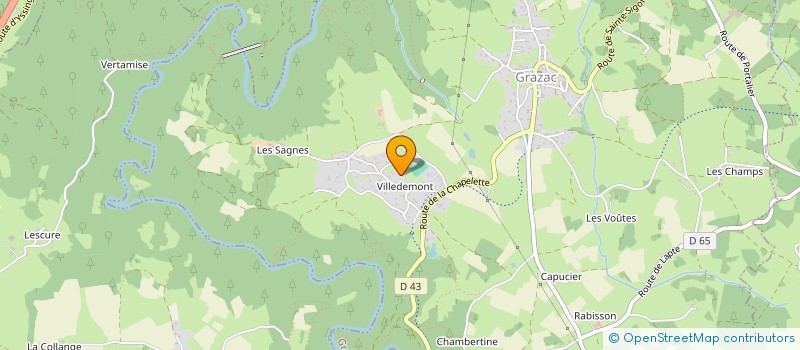 localisation de l'entreprise MONSIEUR SEBASTIEN ABRIAL  GRAZAC