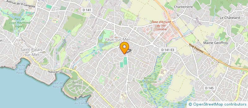 localisation de l'entreprise MONSIEUR SEBASTIEN ACERRA  VAUX-SUR-MER