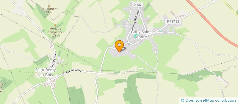 localisation de l'entreprise MONSIEUR SEBASTIEN ADAM  GOUY-SAINT-ANDRE