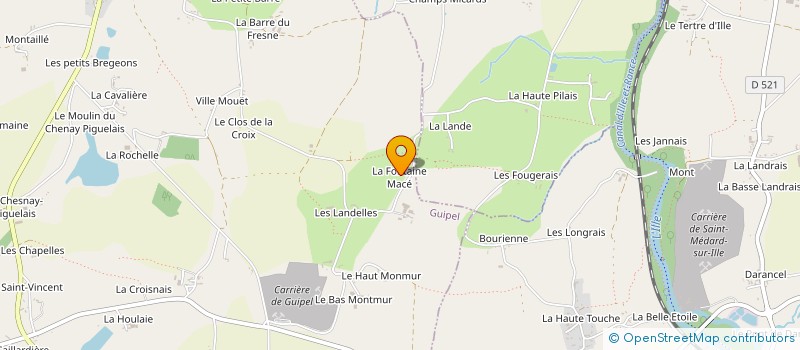 localisation de l'entreprise MONSIEUR SEBASTIEN ADAM  GUIPEL