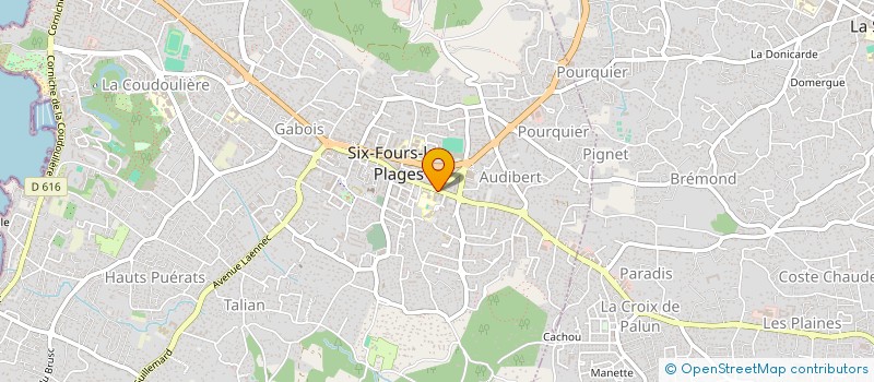 localisation de l'entreprise MONSIEUR SEBASTIEN ADAM à SIX-FOURS-LES-PLAGES