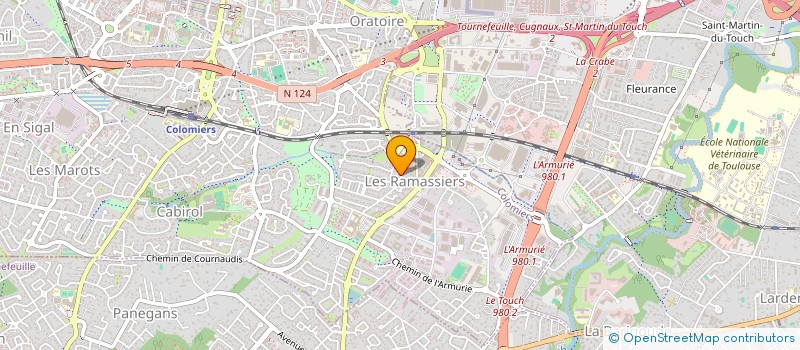 localisation de l'entreprise MONSIEUR SEBASTIEN ADSUAR à COLOMIERS