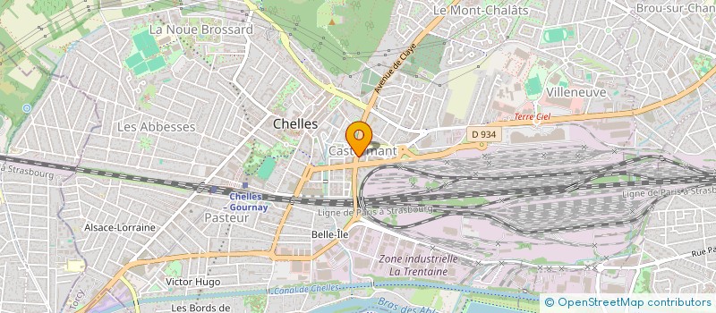localisation de l'entreprise MONSIEUR SEBASTIEN AGATHINE à CHELLES