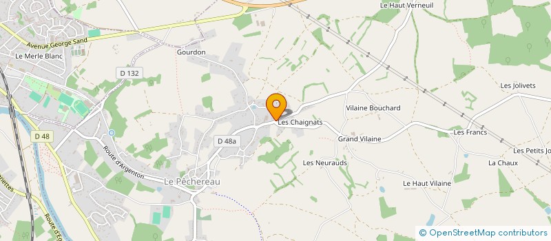 localisation de l'entreprise MONSIEUR SEBASTIEN AGEORGES à LE PECHEREAU