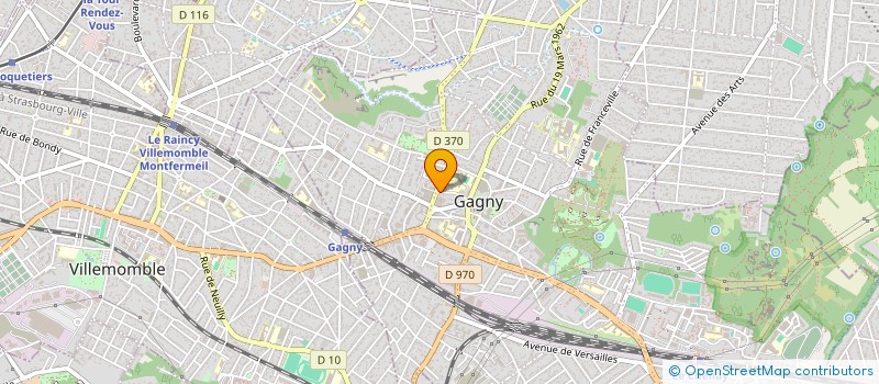 localisation de l'entreprise MONSIEUR SEBASTIEN AGOGUE  GAGNY