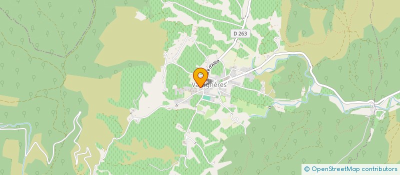 localisation de l'entreprise MONSIEUR SEBASTIEN AILHAUD  VALVIGNERES