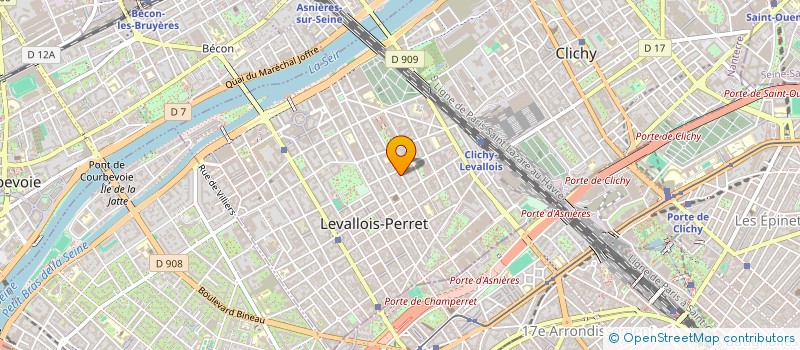 localisation de l'entreprise MONSIEUR SEBASTIEN AIME à LEVALLOIS-PERRET