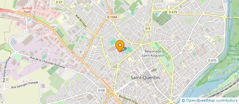 localisation de l'entreprise MONSIEUR SEBASTIEN AKYUZ à SAINT-QUENTIN