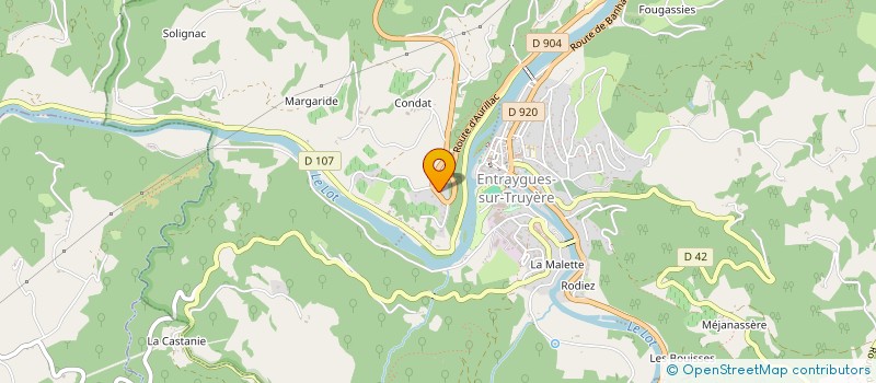 localisation de l'entreprise MONSIEUR SEBASTIEN ALAIN GIBELIN  CAMPOURIEZ